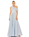 Prom Dresses Long Formal One Shoulder Prom Gown Powder Blue