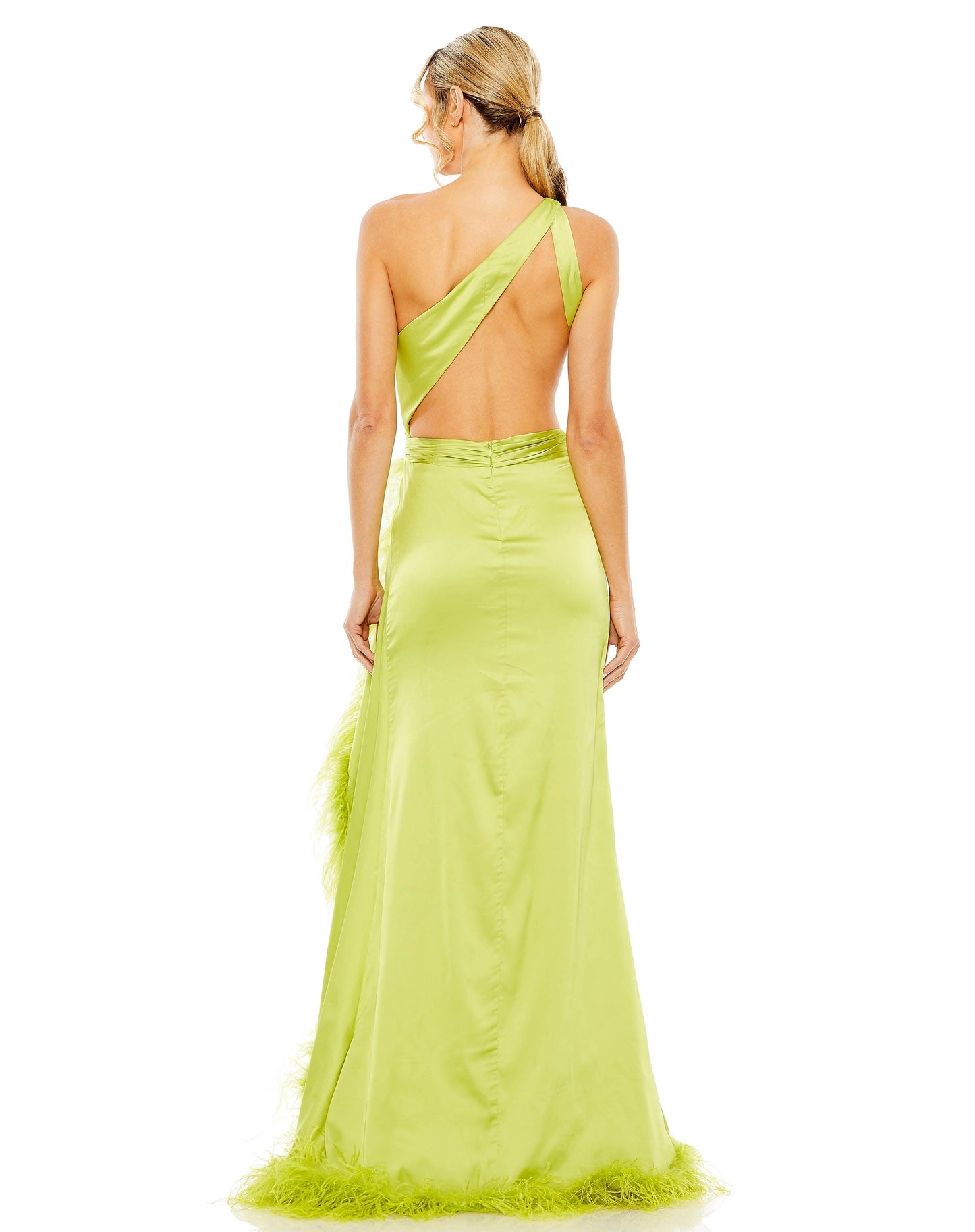 Prom Dresses Prom Long One Shoulder Formal Gown Lime