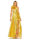 Prom Dresses Prom One Shoulder Long Gown Gold