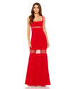 Formal Dresses Long Formal Panel Cutout Evening Dress Red