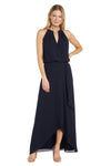 Formal Dresses Long Formal Halter Keyhole Dress Navy