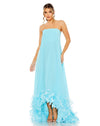 Formal Dresses High Low Chiffon Formal Dress Aqua