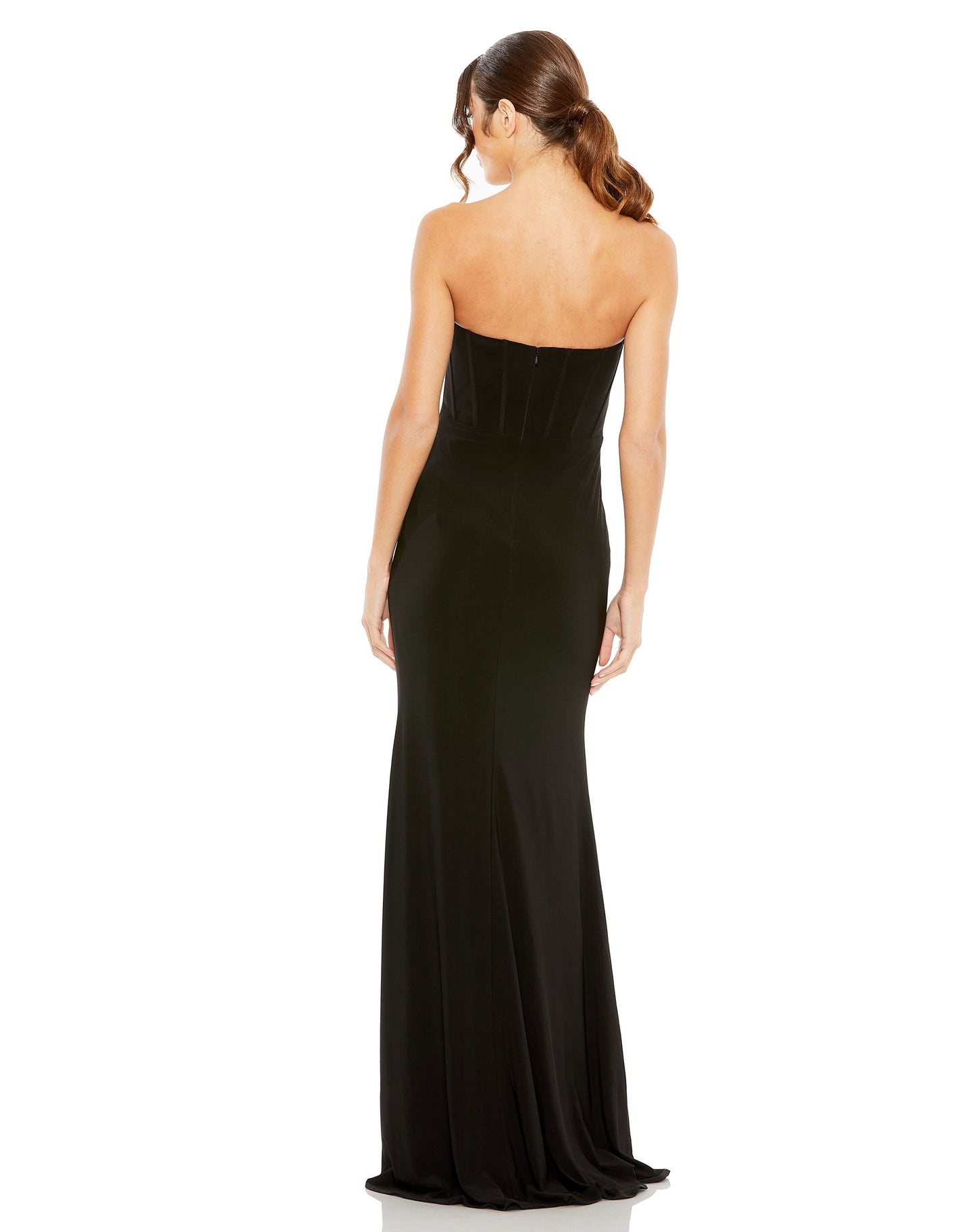 Formal Dresses Long Strapless Prom Formal Dress Black