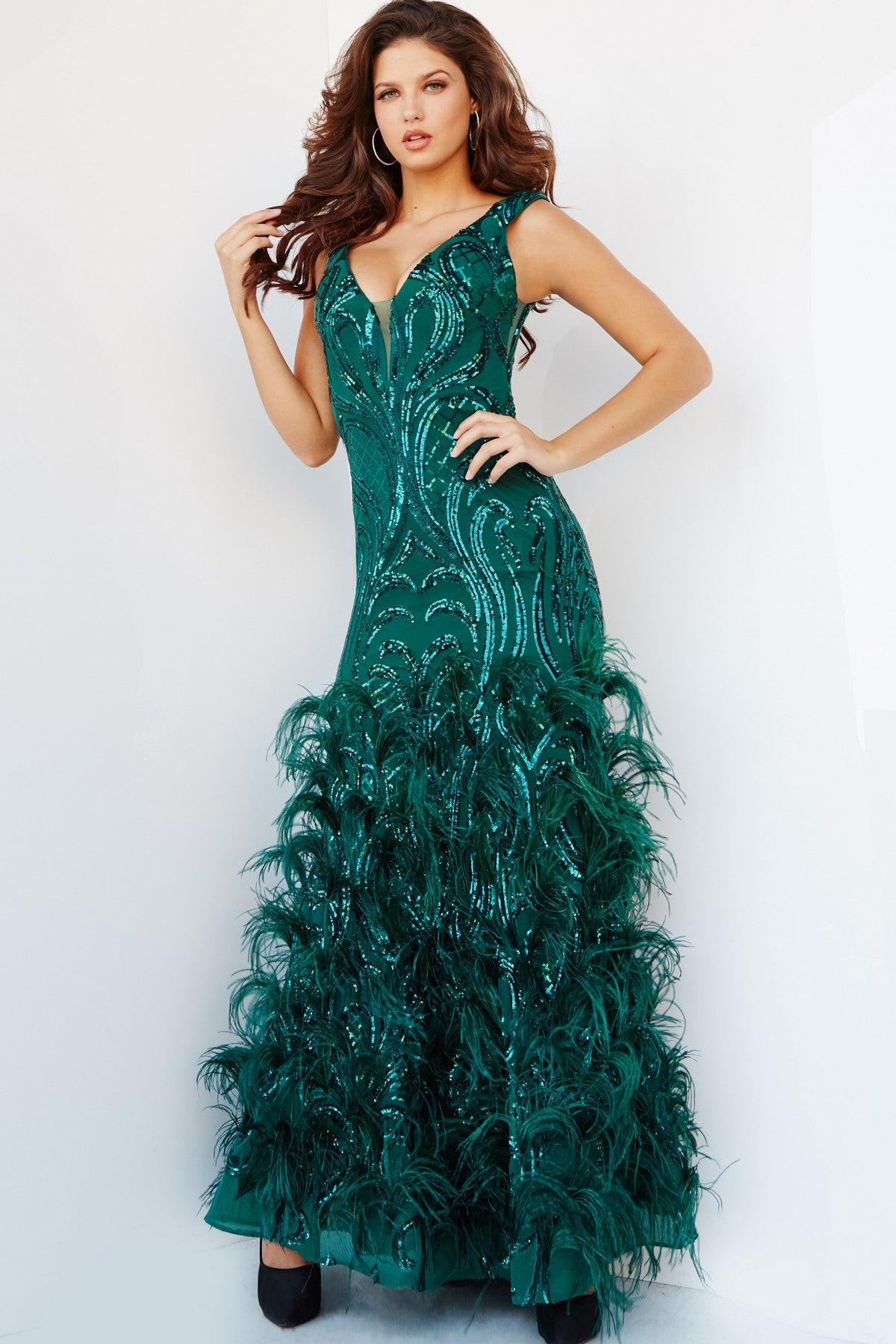 Prom Dresses Long Off Shoulder Fitted Prom Dress Green