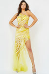 Prom Dresses Prom Long One Shoulder Formal Dress Yellow