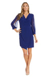 Mother of the Bride Dresses Short Mother of the Bride Layered Cocktail Dress Indigo