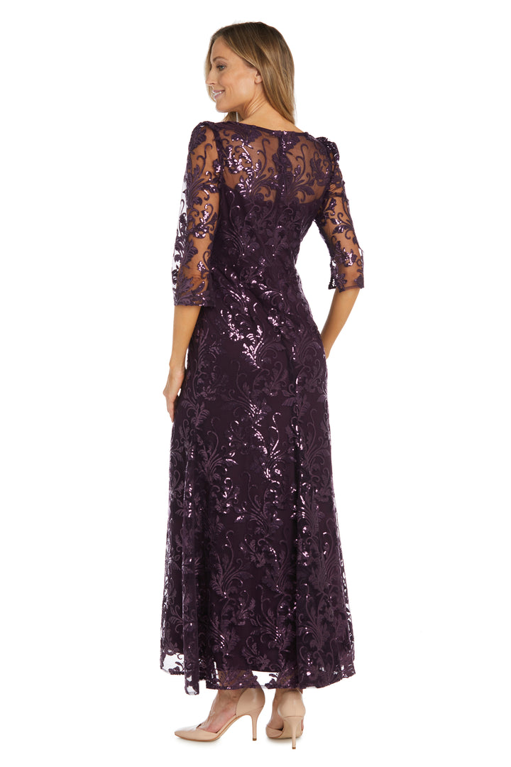 Mother of the Bride Dresses Long Sequin Formal Mother of the Bride Dress Plum