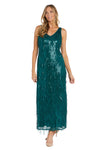 Formal Dresses Long Formal Sequin Fringe Dress Emerald