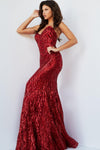 Prom Dresses Long Strapless Fitted Prom Gown Red