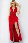 Prom Dresses Sleeveless Long Evening Dress RED