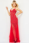 Jovani 60695 Spaghetti Strap Long Prom Gown