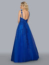 Prom Dresses Long Prom Formal Glitter Dress Royal