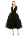 Formal Dresses Tea Length Sleeveless Formal Dress Black