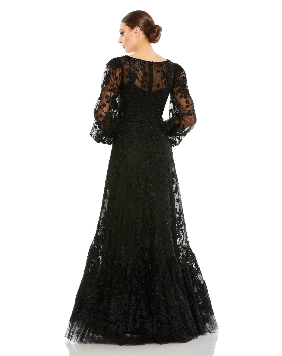 Mother of the Bride Dresses Long Mother of the Bride Lace Formal Gown Black