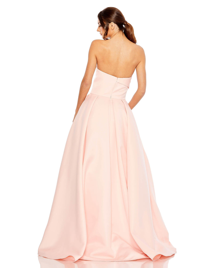 Prom Dresses Long Strapless Prom Ball Gown Blush