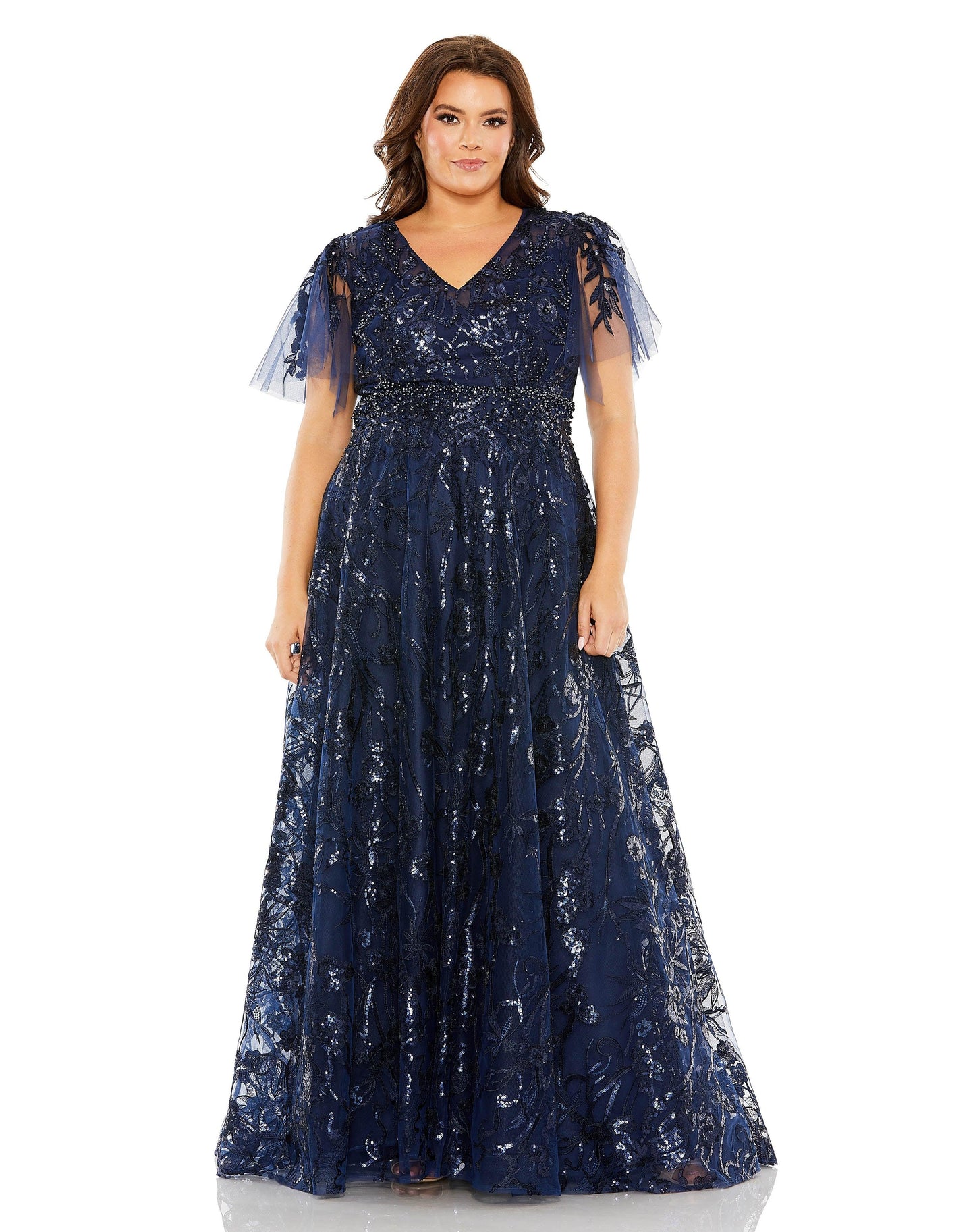 Plus Size Dresses Fabulouss Long Plus Size Formal Dress Midnight