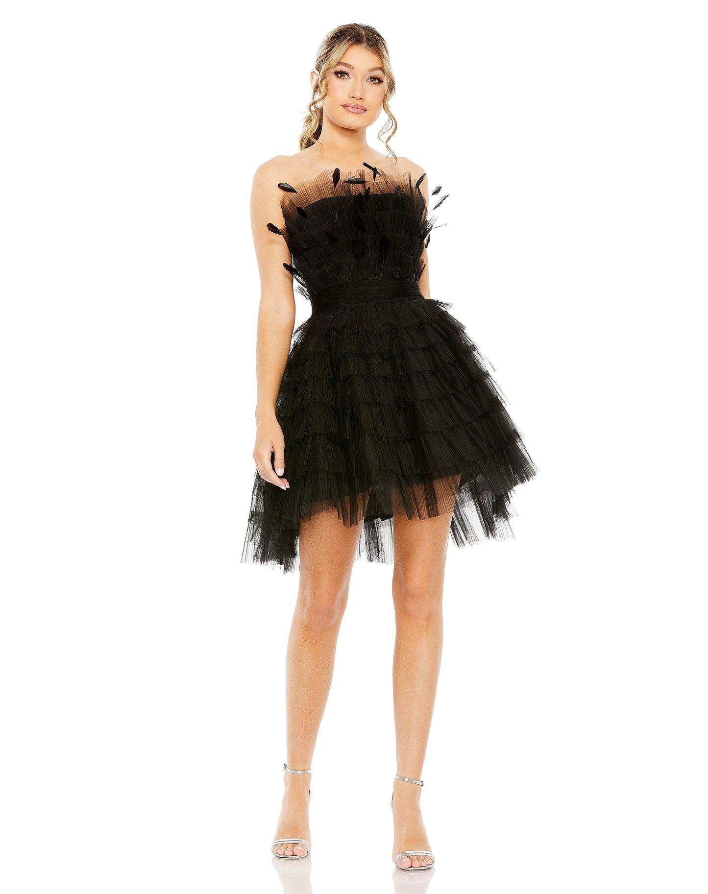 Cocktail Dresses Short Strapless Homecoming Cocktail Dress Black