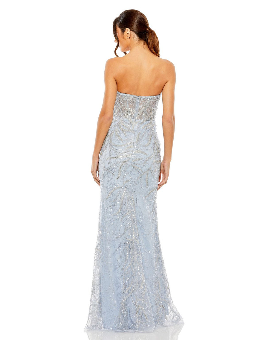 Prom Dresses Glittered Long Prom Dress Powder Blue