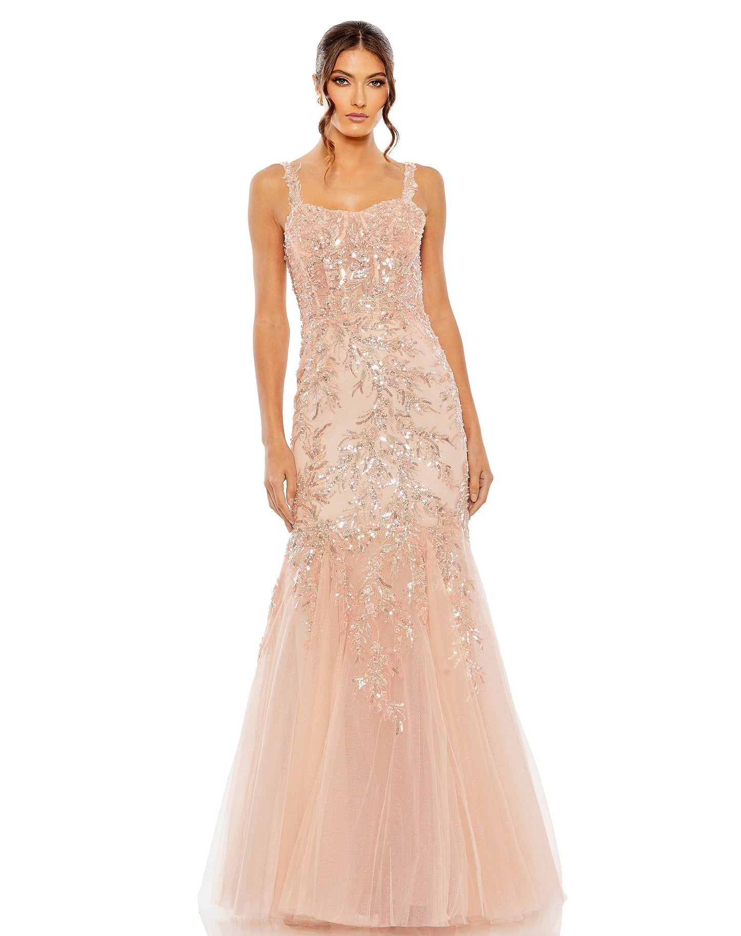 Prom Dresses Long formal Mermaid Prom Dress Pink