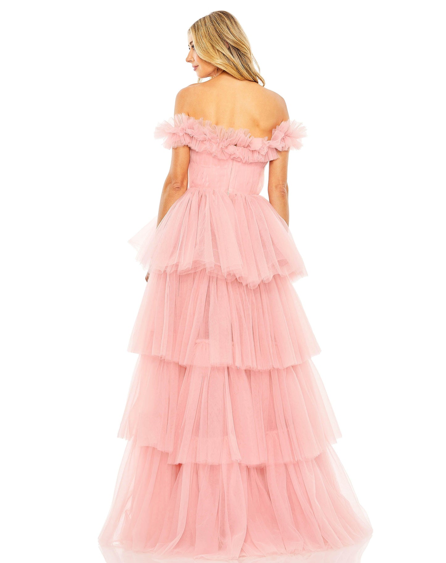 Prom Dresses Long Off Shoulder Prom Ball Gown Pink