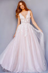 Prom Dresses Prom Long Sleeveless Ball Gown Blush