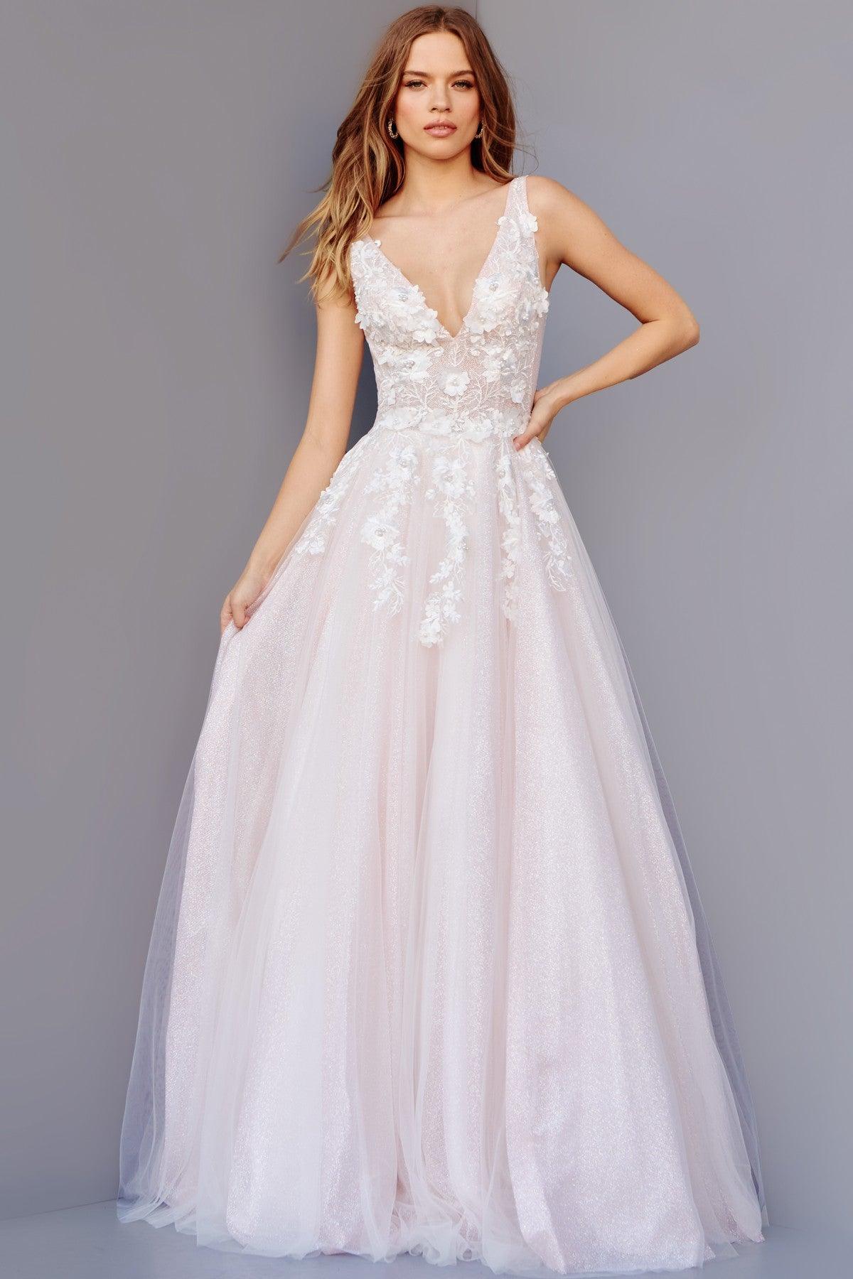 Prom Dresses Prom Long Sleeveless Ball Gown Blush