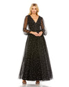 Formal Dresses Long Sleeve Formal Evening Gown Black Ivory