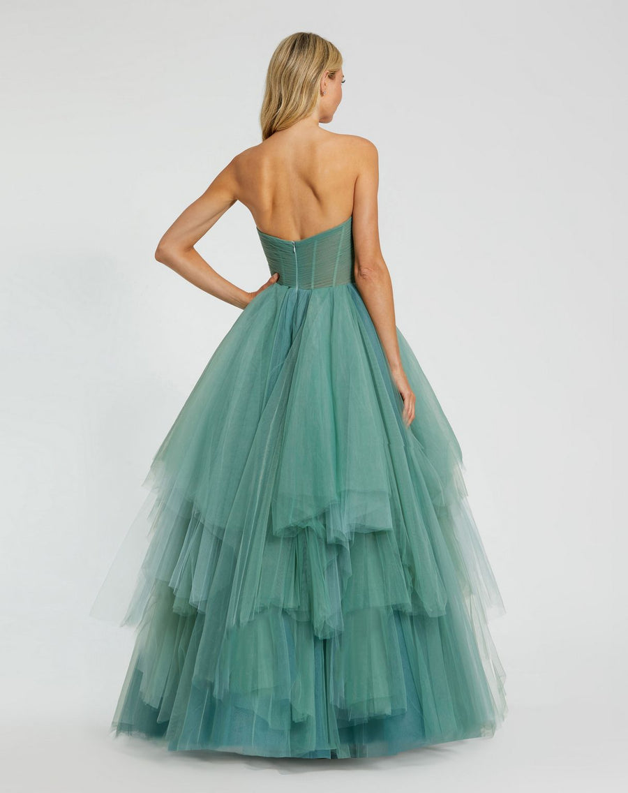 Prom Dresses Long Ruffle Prom Ballgown Jade