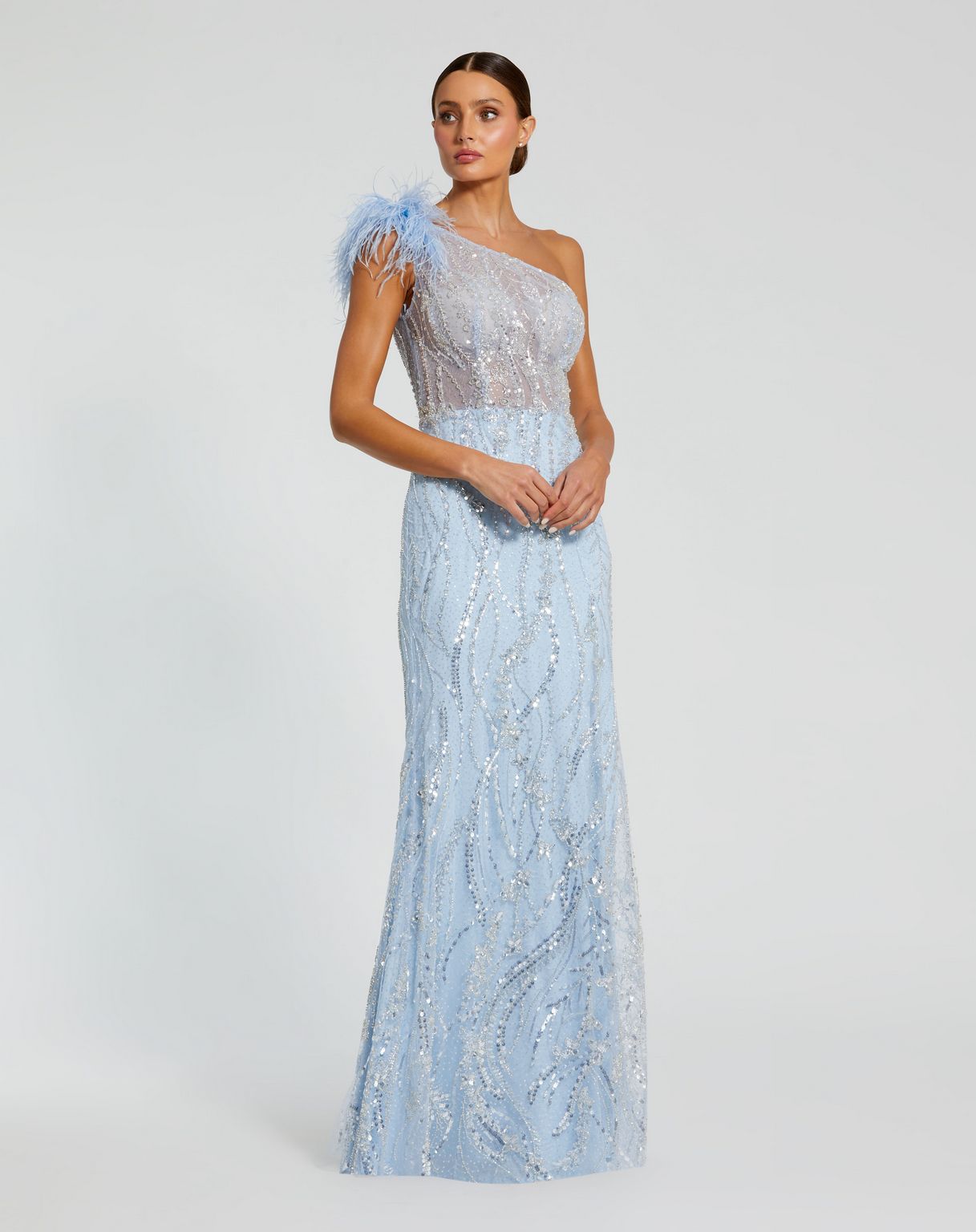 Prom Dresses Long Embroidered Prom Dress Powder Blue