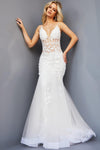 Wedding Dresses Long Spaghetti Strap Mermaid Wedding Gown Ivory