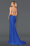 Prom Dresses Ruched Prom Long Formal Dress Royal