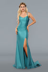 Prom Dresses Prom Beaded Long Formal Dress Turquoise