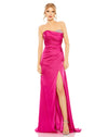 Prom Dresses Prom Long Strapless Formal Gown Magenta