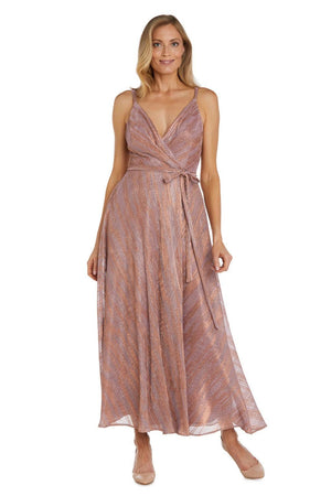 Nightway dress hot sale rose gold