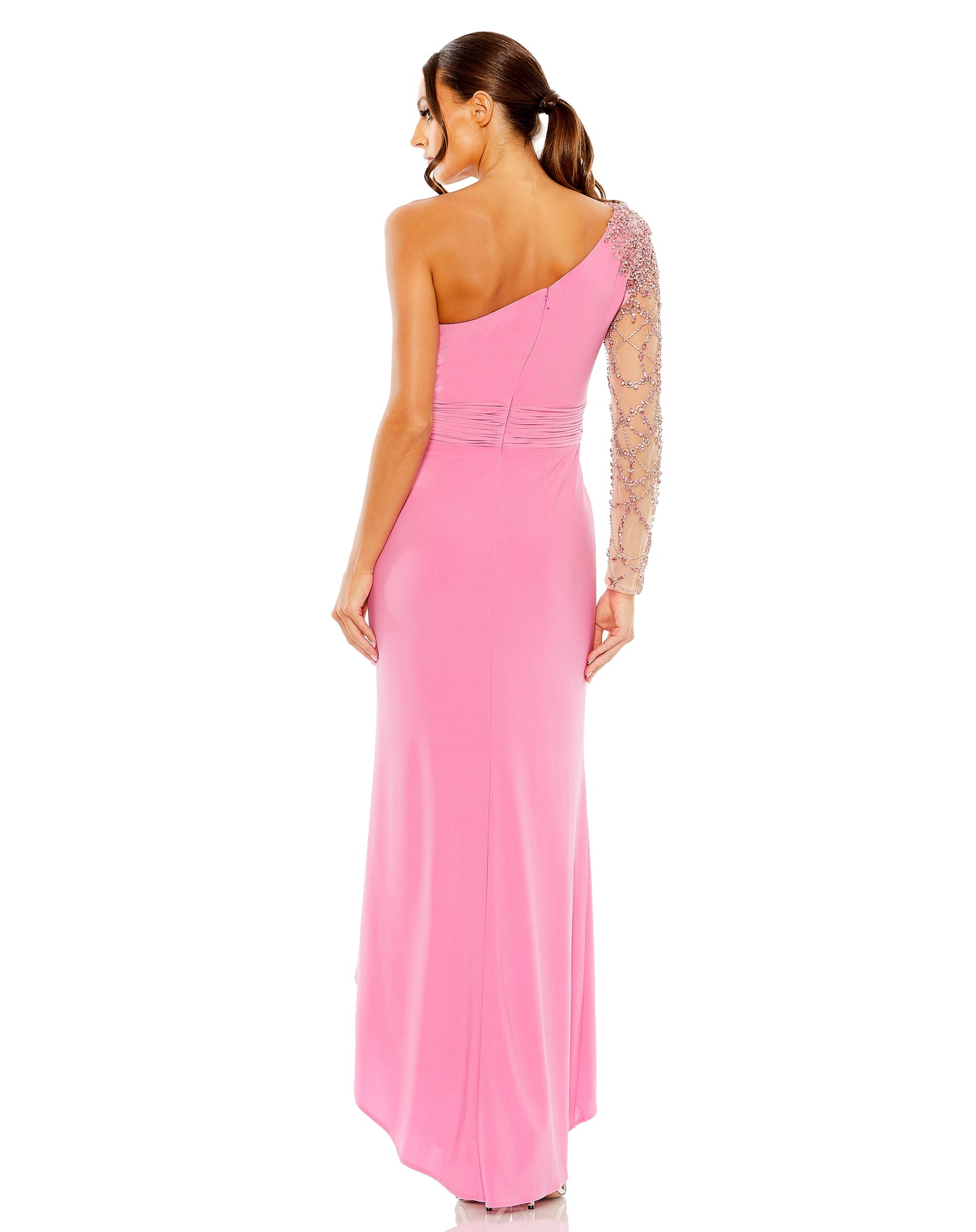 Prom Dresses Long Fitted Formal Evening Prom Gown Pink