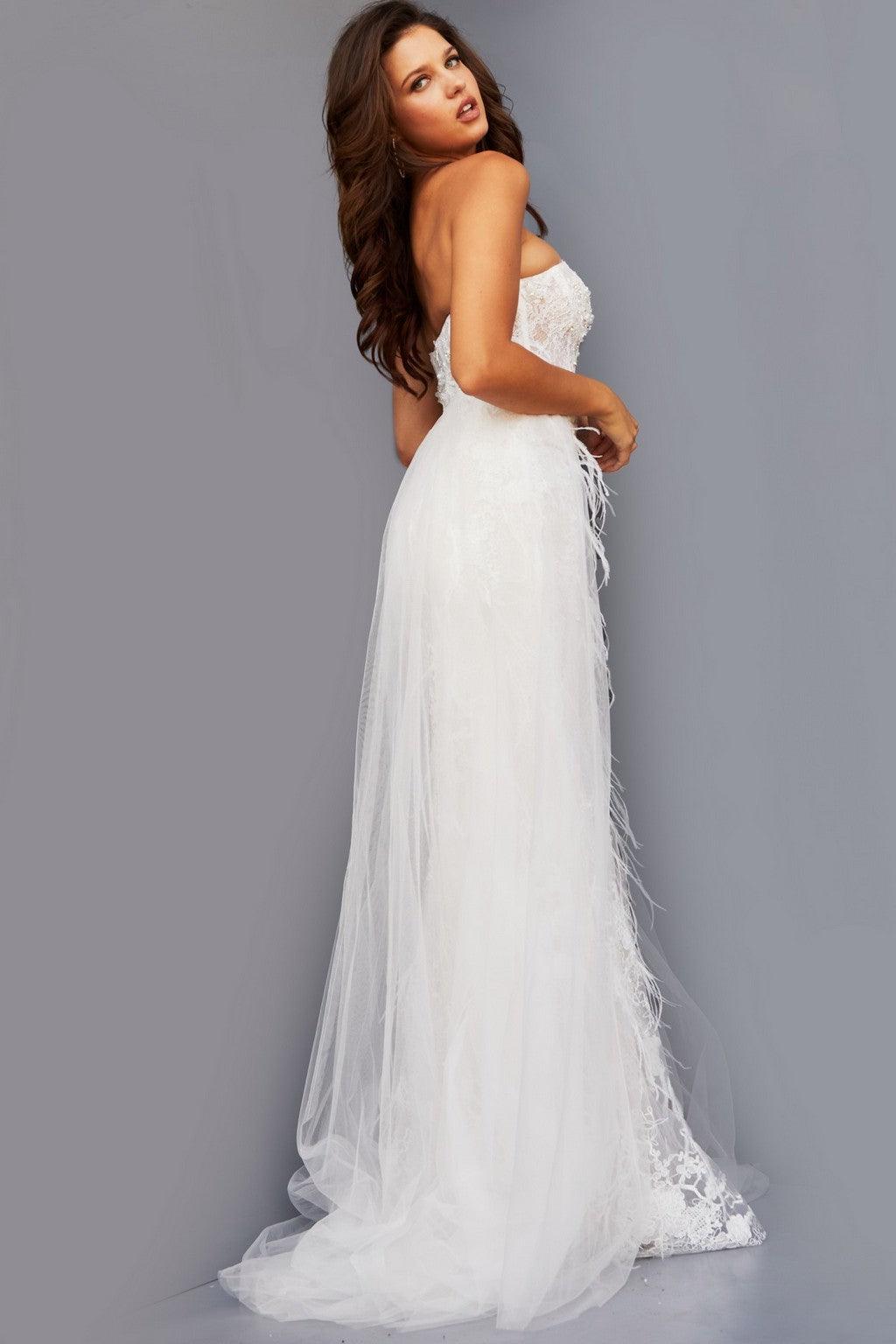 Wedding Dresses Strspless Long Wedding Gown OFF WHITE