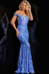 Prom Dresses Long Formal Fitted Prom Dress Blue/Purple