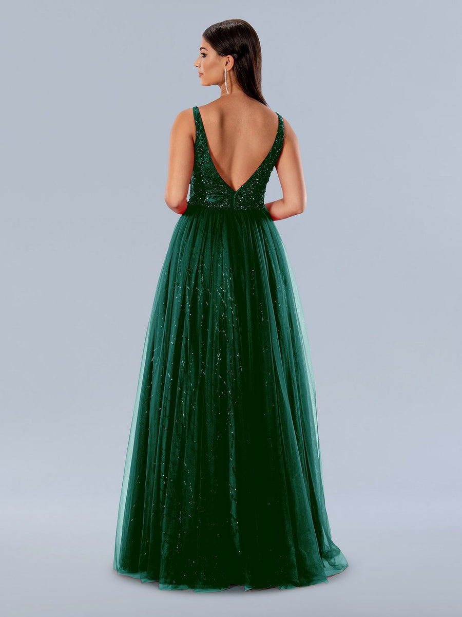 Prom Dresses Sequin Formal Long Prom Dress Emerald Green