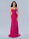 Prom Dresses Long Beaded Formal Prom Dress Fuchsia