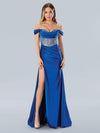 Prom Dresses Long Formal Prom Beaded Dress Royal