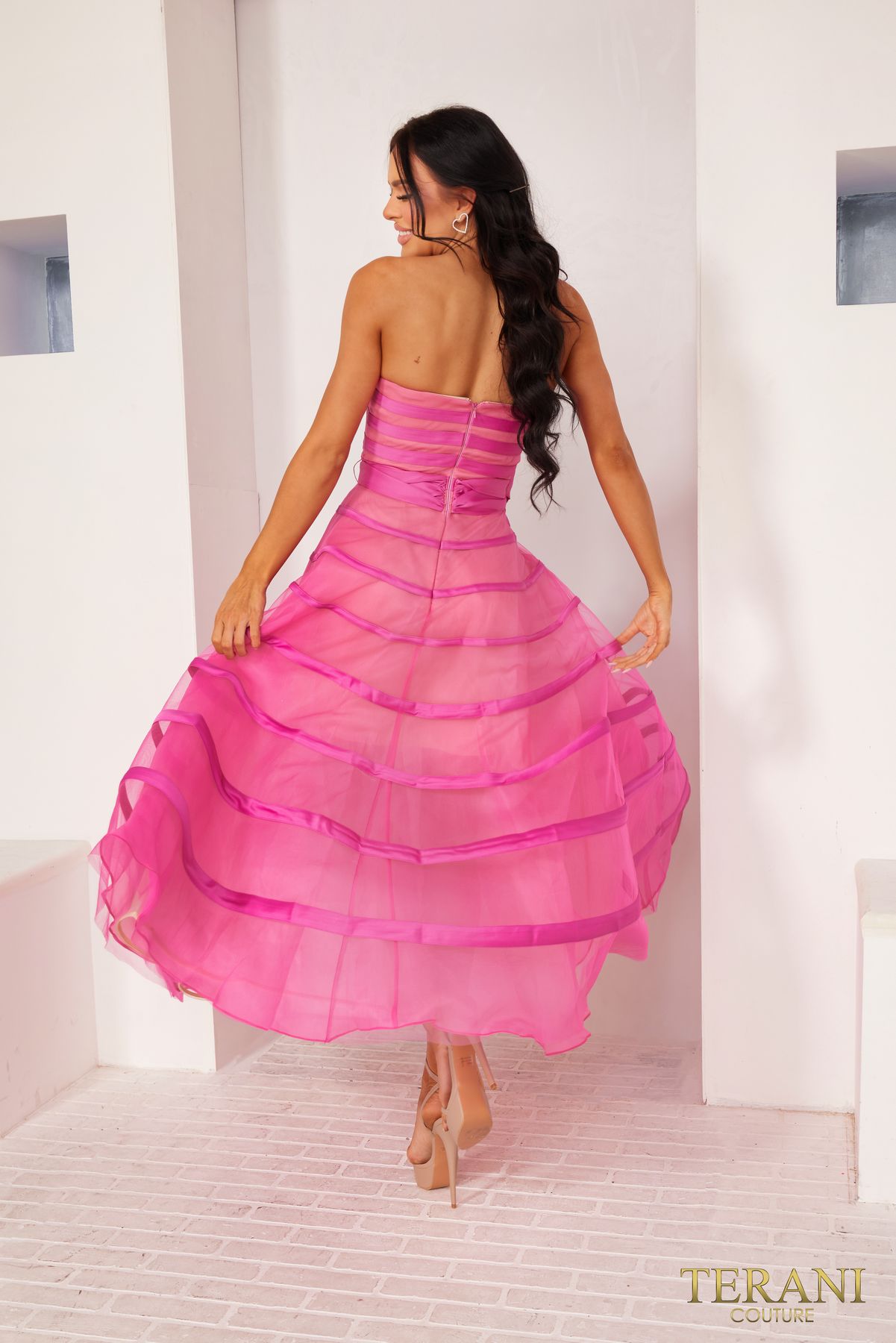 Prom Dresses A Line Prom Gown Fuchsia