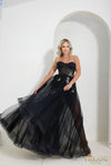 Prom Dresses Long A Line Ballgown Black