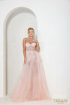 Prom Dresses Long A Line Ballgown Blush