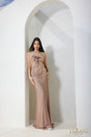 Prom Dresses Sequins Prom Long Dress Nude