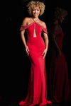 Prom Dresses Off Shoulder Beaded Prom Dress Red