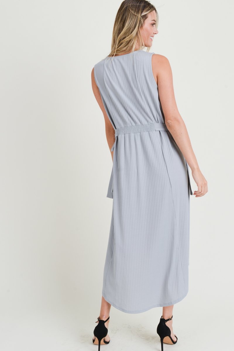 Cocktail Dresses Semi Formal Sleeveless V Neck Dress Grey