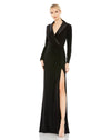 Formal Dresses Long Sleeve Formal Evening Gown Black