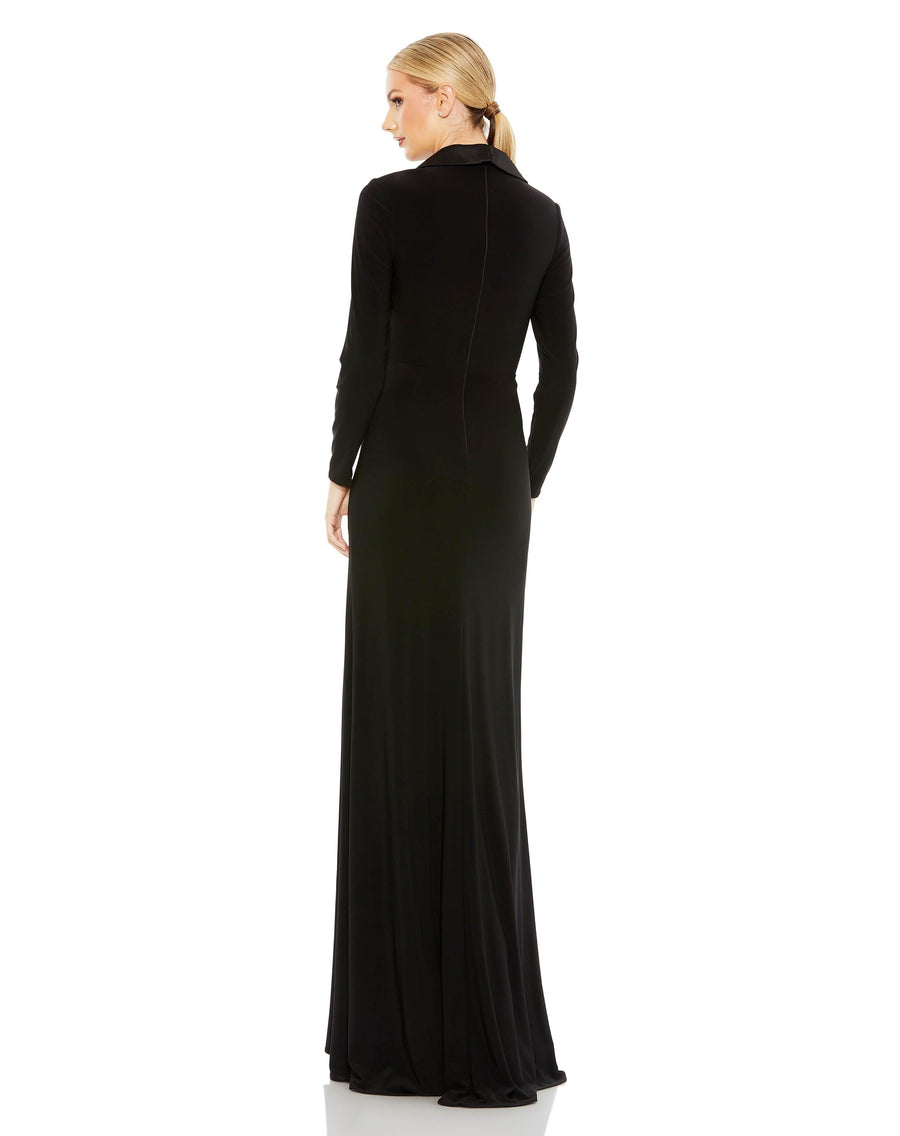 Formal Dresses Long Sleeve Formal Evening Gown Black