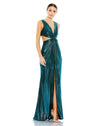 Prom Dresses Long Formal Metallic Prom Dress Teal