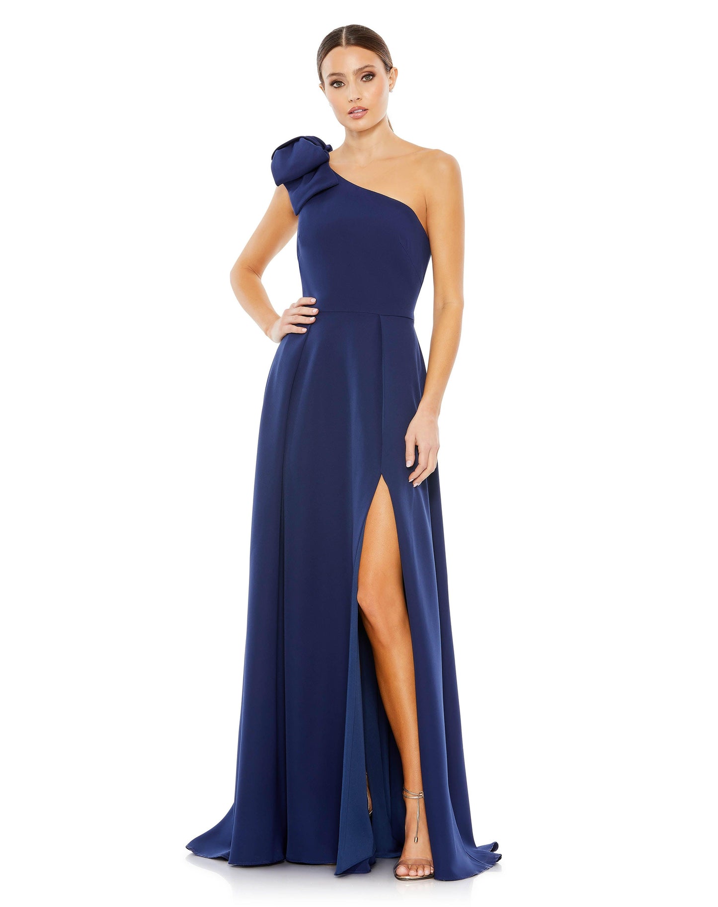 Prom Dresses Prom Long Formal One Shoulder Gown Midnight